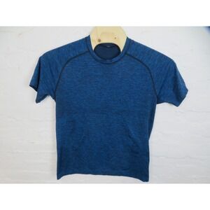 Lululemon Metal Vent Tech Shirt Mens Medium Blue Short Sleeve Running Training